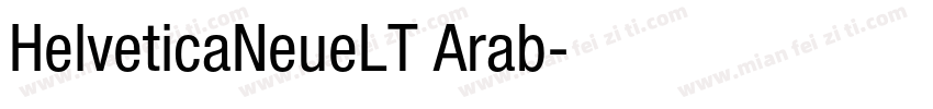 HelveticaNeueLT Arab字体转换